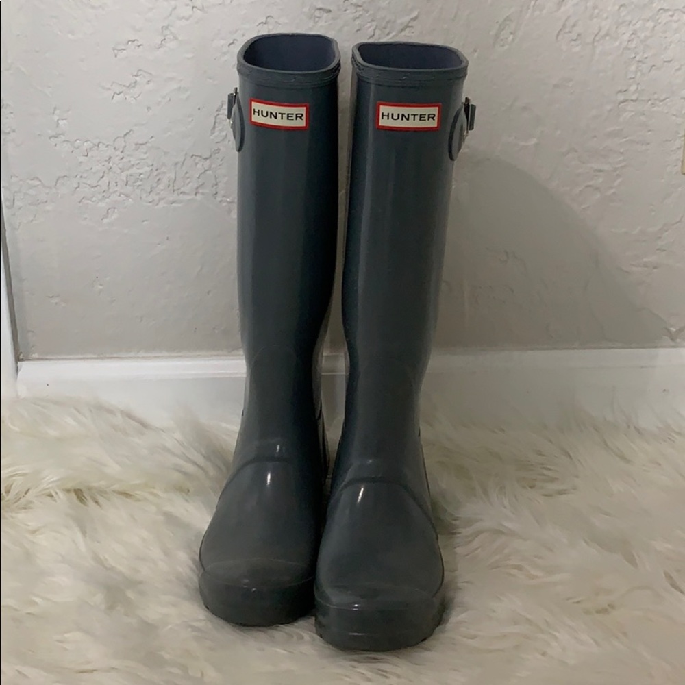 Grey Hunter rain boots size 7